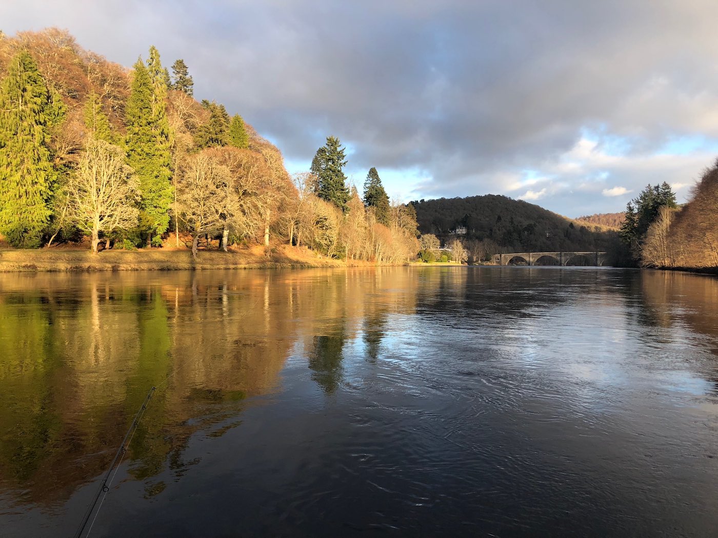 The Dunkeld House Salmon fishing beat on the River Tay