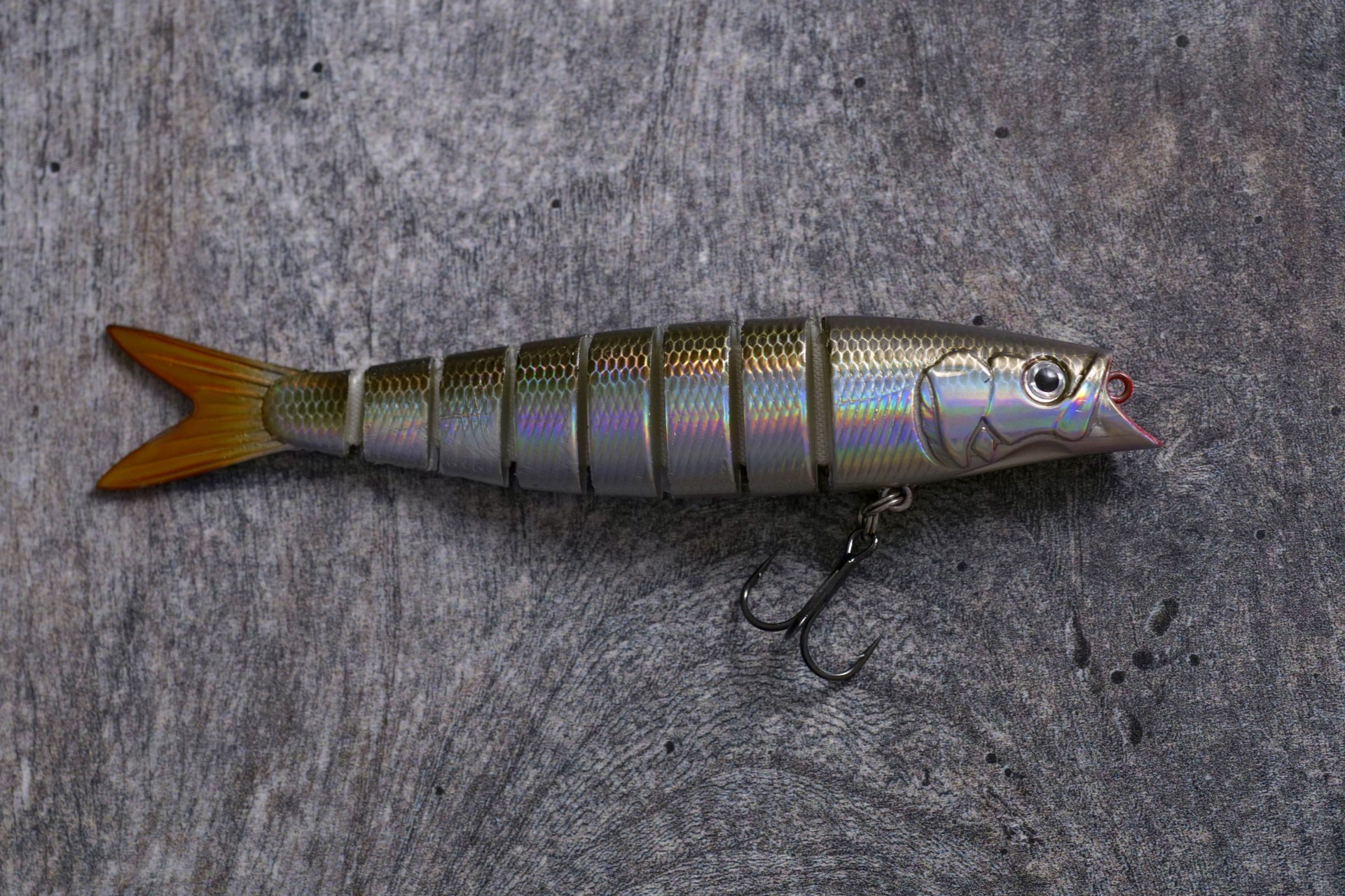 The 'Spratman' salmon lure was designed to replicate the North Sea sprat's ‘live’ scale pattern & swim action, which is a target prey species for Atlantic salmon while feeding at sea. Perfect for bright or clouded light fishing days where there’s a sparkle of sunlight on the water as the holographic 'lifelike' sprat scale pattern will highlight perfectly in such conditions.