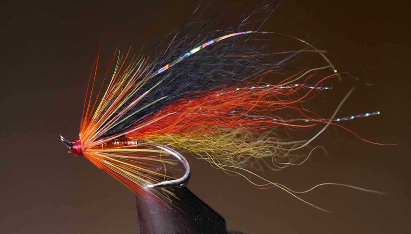 Here's my most deadly weapon salmon fly pattern the Copperass. I built a thriving salmon fishing guide business on the back of this pattern such is its salmon attracting potency. For anyone who would like their salmon fly rod pulled out of their hands here's the correct fly dressing materials;
Hook: 1